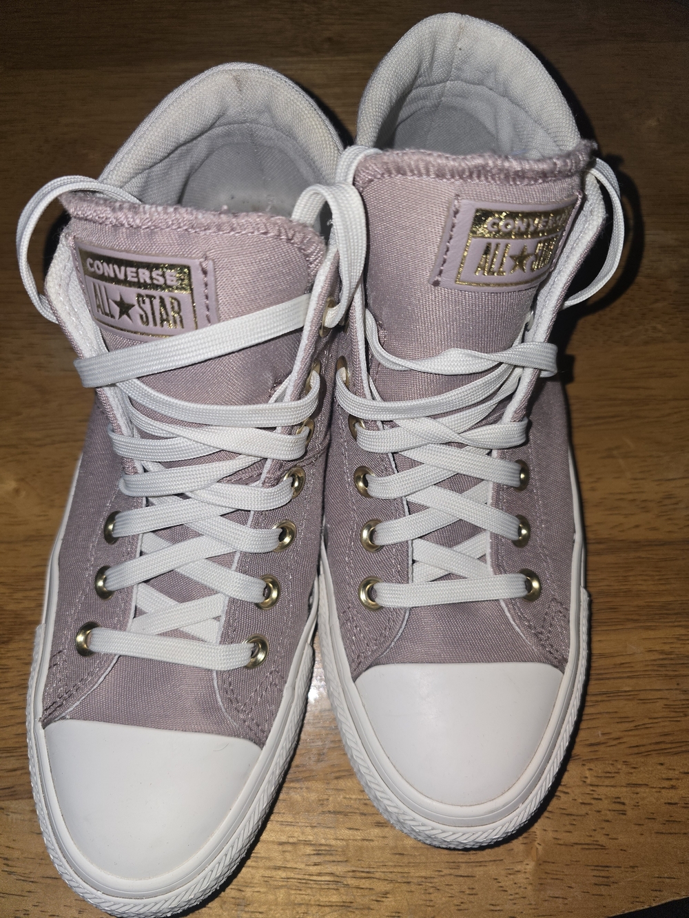 Converse Women's High Top Sneakers in Dusty Lavender/ White Accents